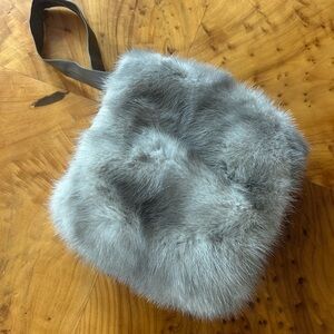 Luxurious VINTAGE Grey Mink Fur sleeve ❤️6x7x3
